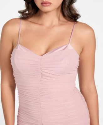 Women's Sleeveless Val Mesh Bodycon Dress