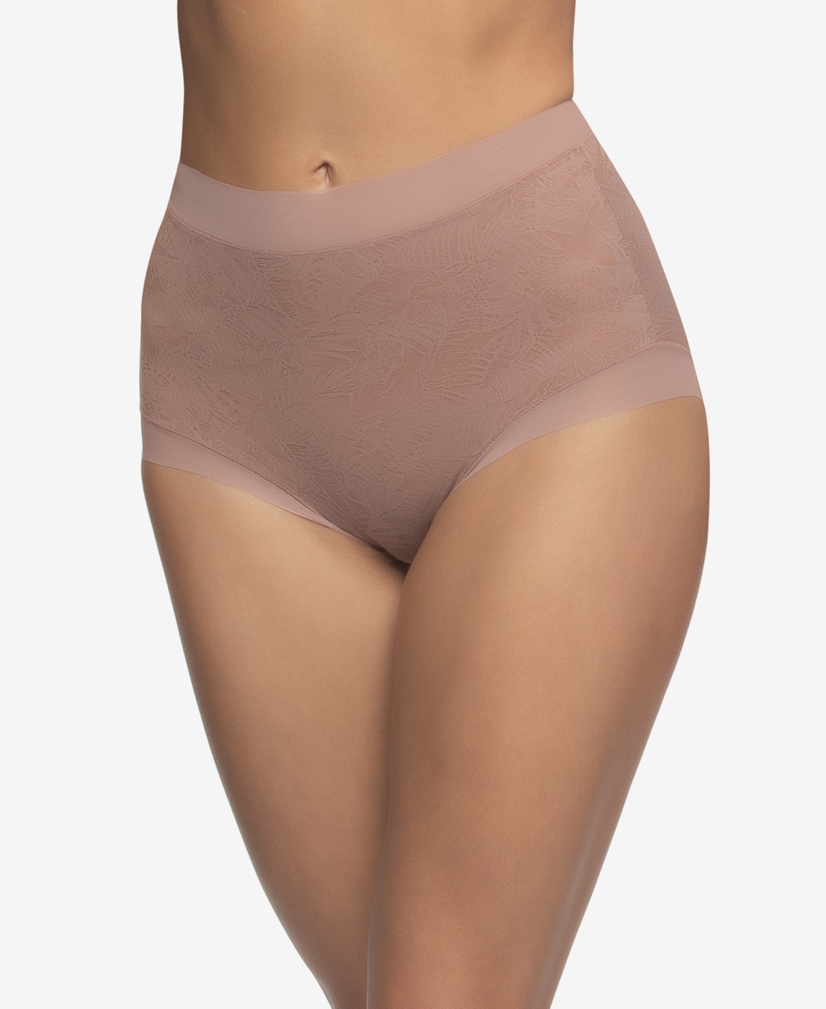 Felina Women's Jessamine Lace Smoothing Panty In Brown