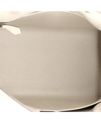 Kelly 28 Handbag Light Epsom with Palladium Hardware