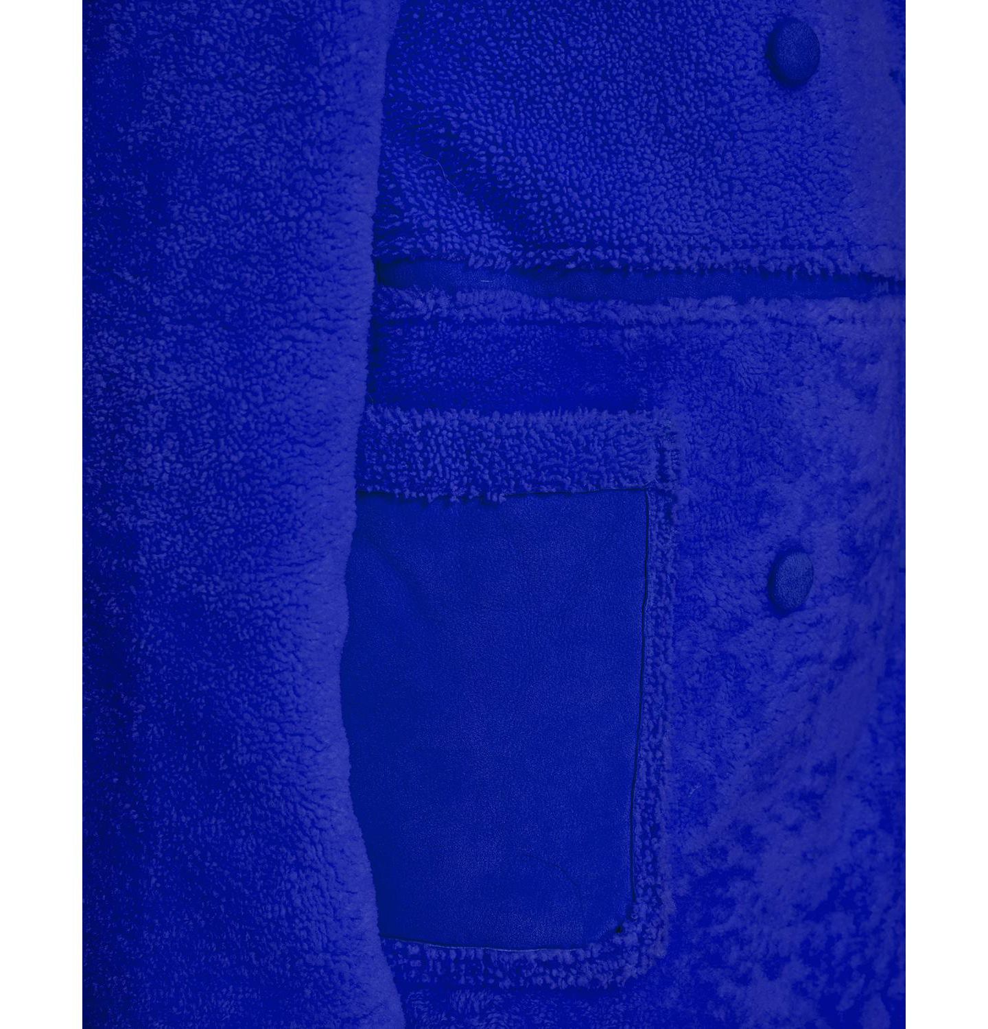 Женская куртка Julia & Stella By Maximilian Shearling Lamb Pea, цвет: Королевский синий — фото 6
