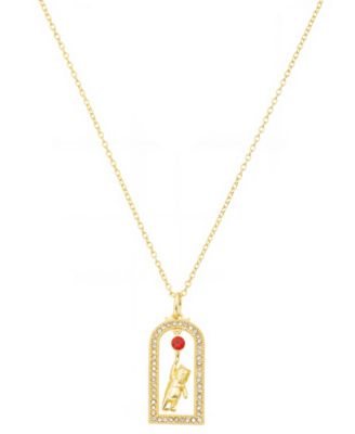 Winnie the Pooh Crystal Pendant Necklace