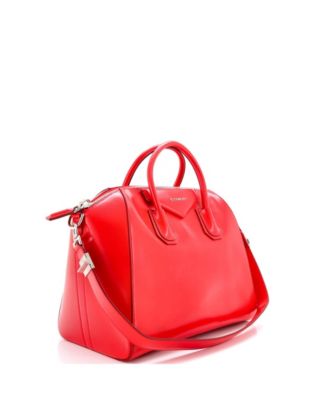 Medium Antigona Bag Glazed Leather