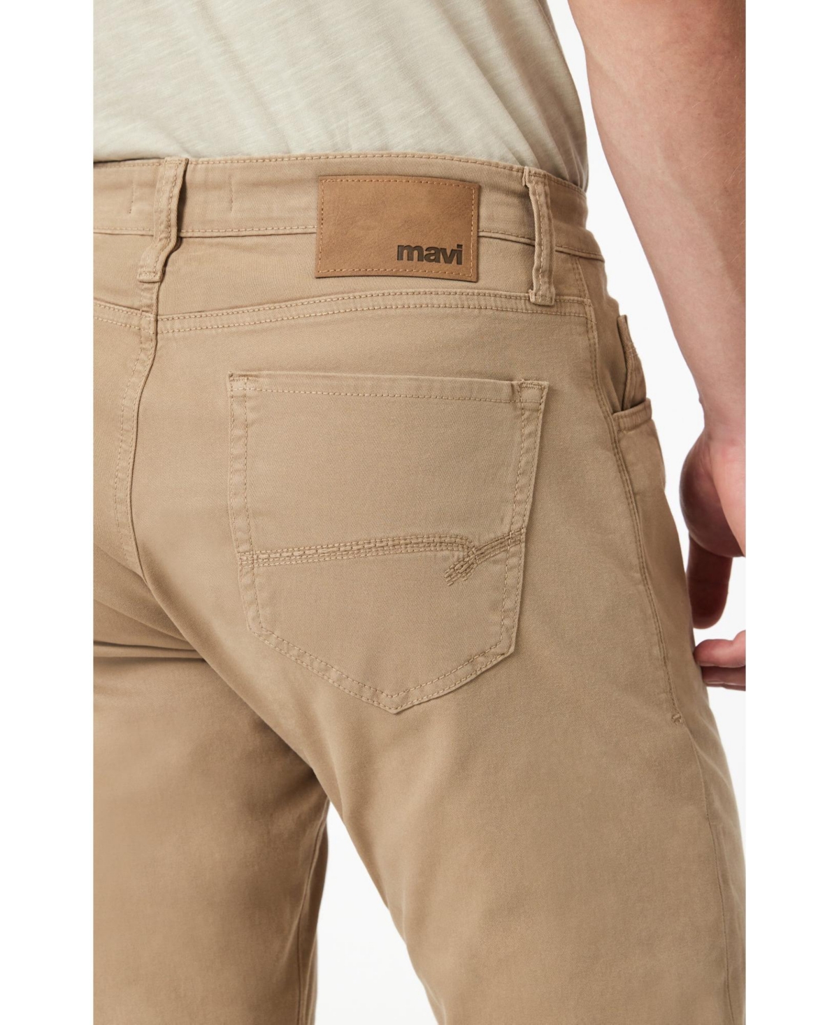 Mavi Jeans Men's Matt Relaxed Straight Leg Khaki Casual Twill