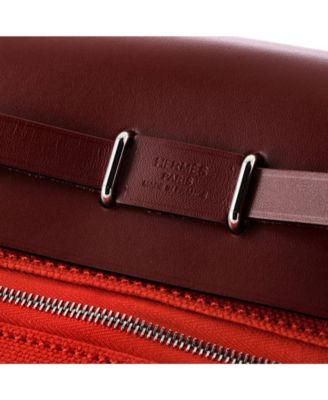 20 Herbag Zip Toile and Leather