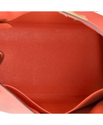 Kelly 28 Handbag Red Epsom with Gold Hardware