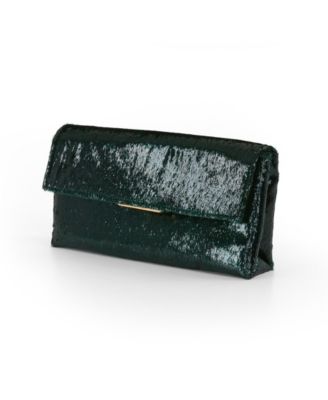Woman's Angel Soft Faux Pony Hair Envelope Clutch