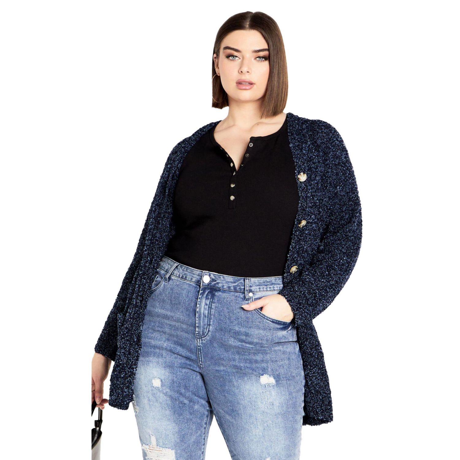 Women's Amber Boucle Cardigan Sweaters