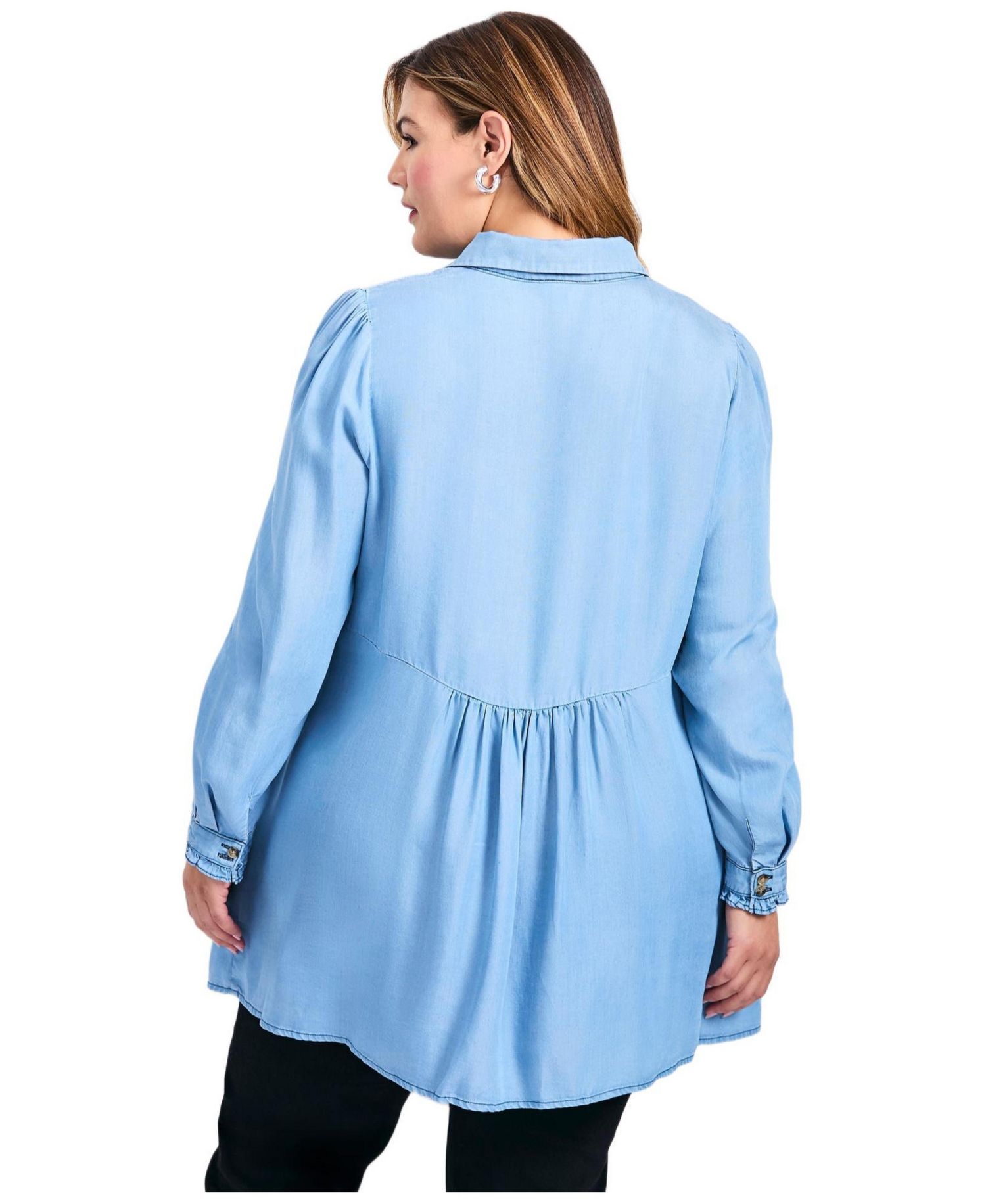 Women's Plus Size Sia Chambray Shirt