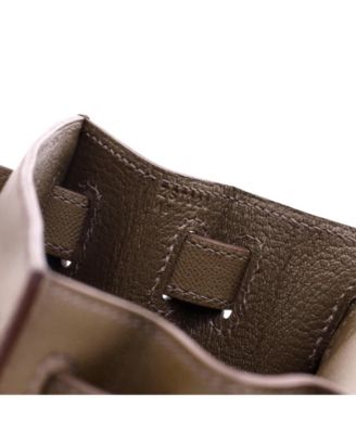 Kelly 28 Handbag Brown Madame with Gold Hardware