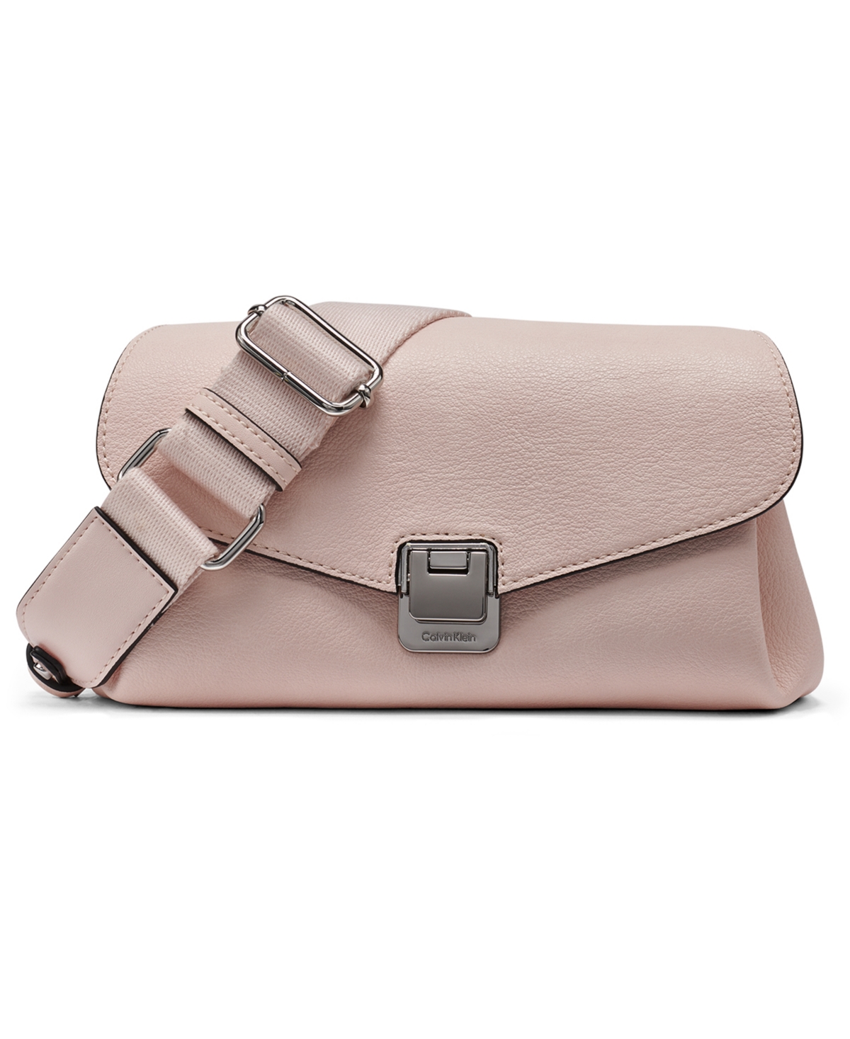 Macy's Kala Metal Lock Crossbody Bag In Pink