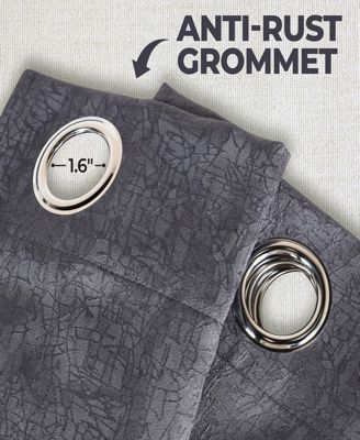 Senna Textured Blackout Curtain Set of 2 Panels, 42"x 96"