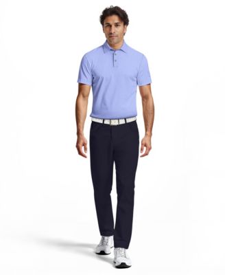 Men's All-Over Micro Jacquard Short-Sleeve Golf Polo Shirt