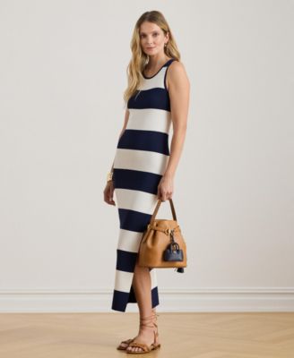 Lauren Ralph Lauren - Women's Striped Midi Tank Dress