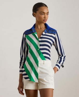 Lauren Ralph Lauren - Women's Striped Long-Sleeve Shirt
