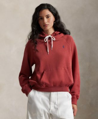 Women's Shrunken Fit Fleece Hoodie Sweatshirt