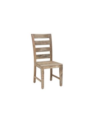 Berkshire Solid Wood Dining Chair, Brown (Set of 2)