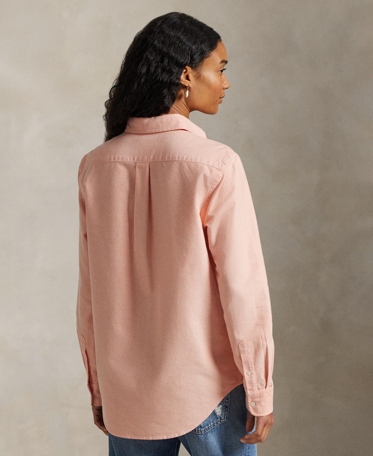 Polo Ralph Lauren Women's Classic-fit Oxford Shirt In Pink