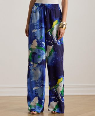 Lauren Ralph Lauren - Women's Abstract-Print Wide-Leg Pants