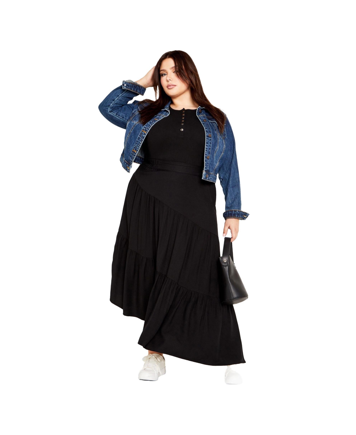 Avenue Women's Saskia Tiered Skirt