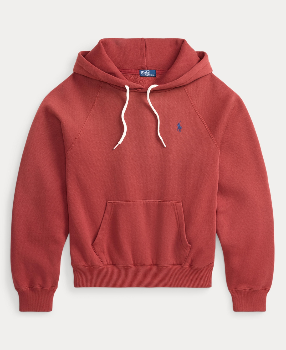 Polo Ralph Lauren Women's Shrunken Fit Fleece Hoodie Sweatshirt In Red