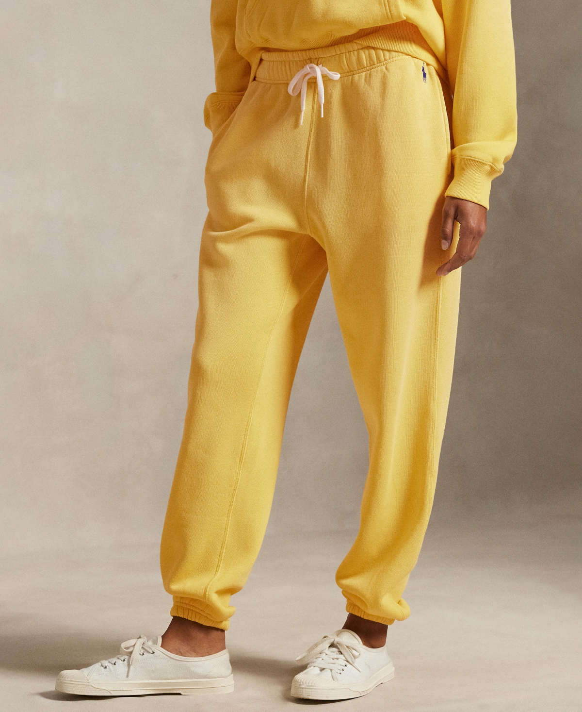 Polo Ralph Lauren Women's Fleece Drawstring Sweatpants In Yellow