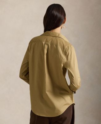 Women's Classic-Fit Cotton Twill Shirt