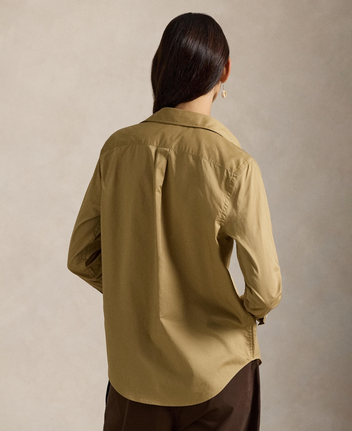 Polo Ralph Lauren Women's Classic-fit Cotton Twill Shirt In Multi