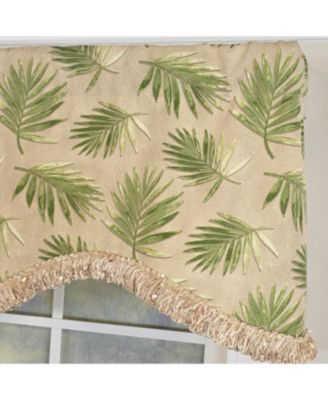 100% Cotton Hawthorn Cornice With Poly/Cotton Ivory lining Rod Pocket Valance 50" x 17" Taupe
