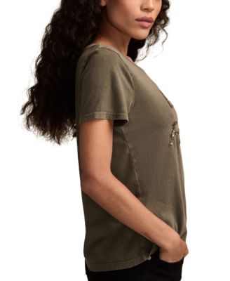 Women's Lucky In Love Classic Crewneck T-Shirt