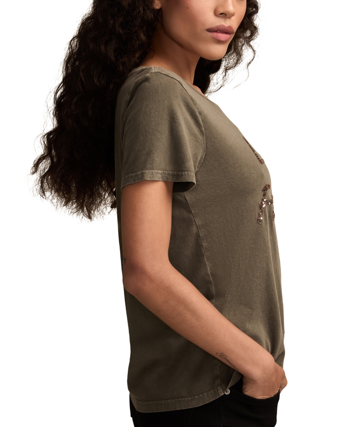 Lucky Brand Women's Love Classic Crewneck T-Shirt