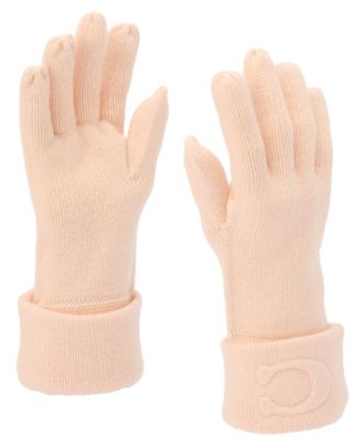 Women's Embossed C Knit Gloves