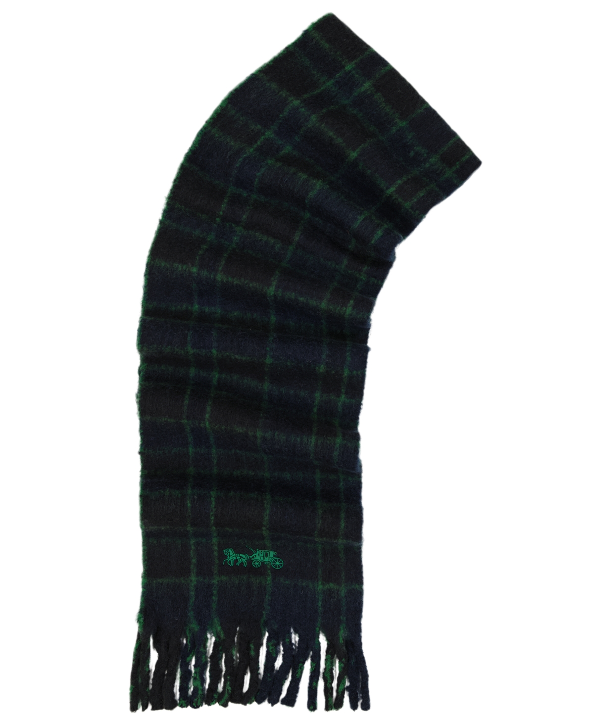 Coach Women's Oversized Classic Plaid Scarf