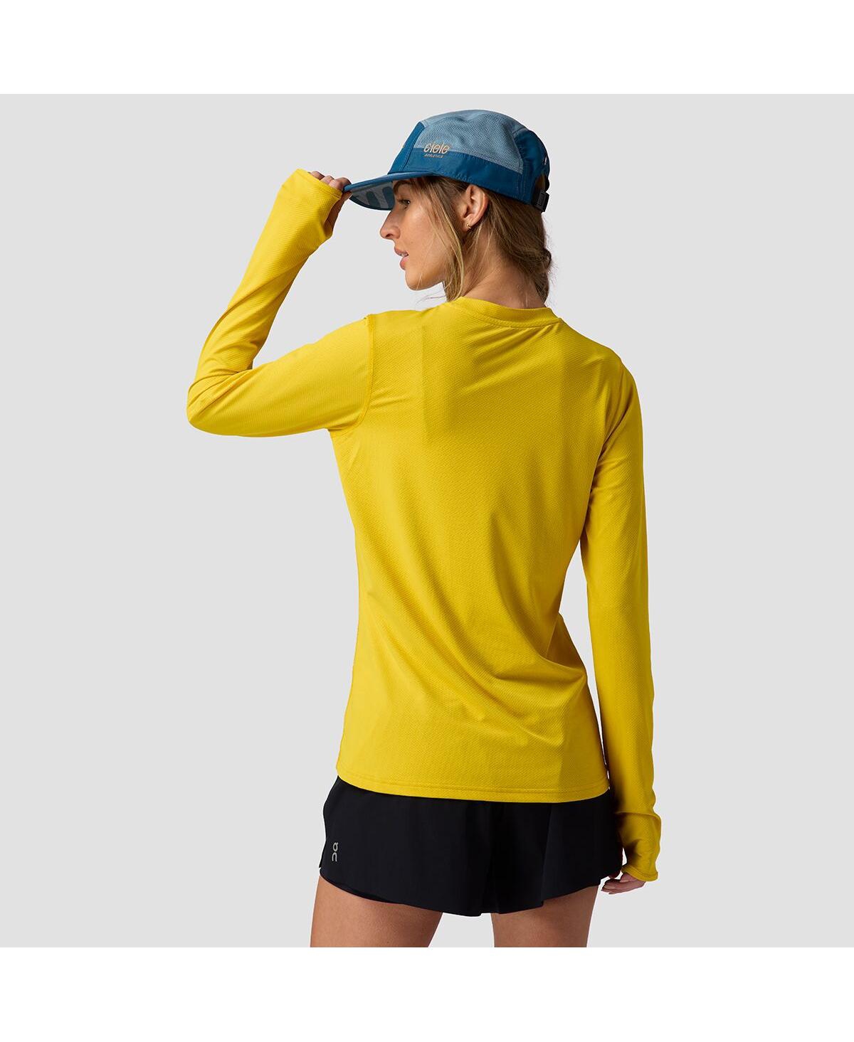 Backcountry Women's Tahoe Sun Crew Long Sleeve Performance Tops In Yellow