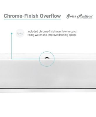 Pierre 40 Single, Freestanding, Open Shelf, Chrome Metal Frame Bathroom Vanity