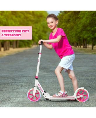 Portable Folding Sports Kick Scooter with LED Wheels