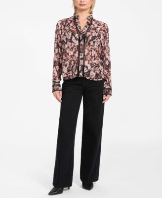 Women's Josette Printed Long-Sleeve Top