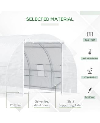 20x10x7ft Heavy Duty Walk-in house Outdoor Plant Vegetables Grow