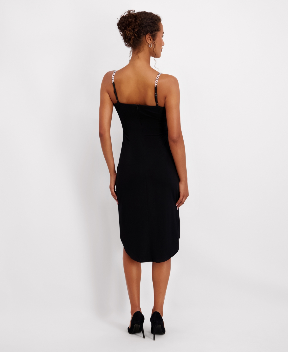 Siena Women's High Low Cowl Neck Dress