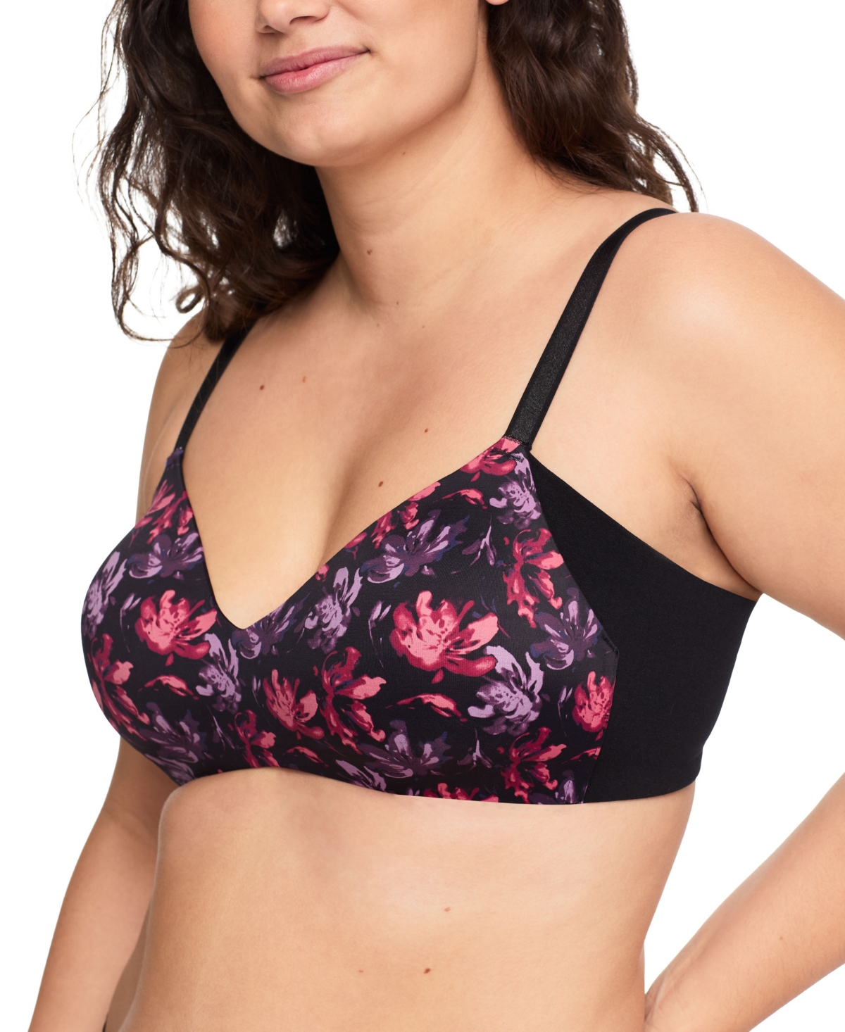 Warner's Women's No Side Effects Underarm-smoothing Wireless Bra Rm3061a In Multi