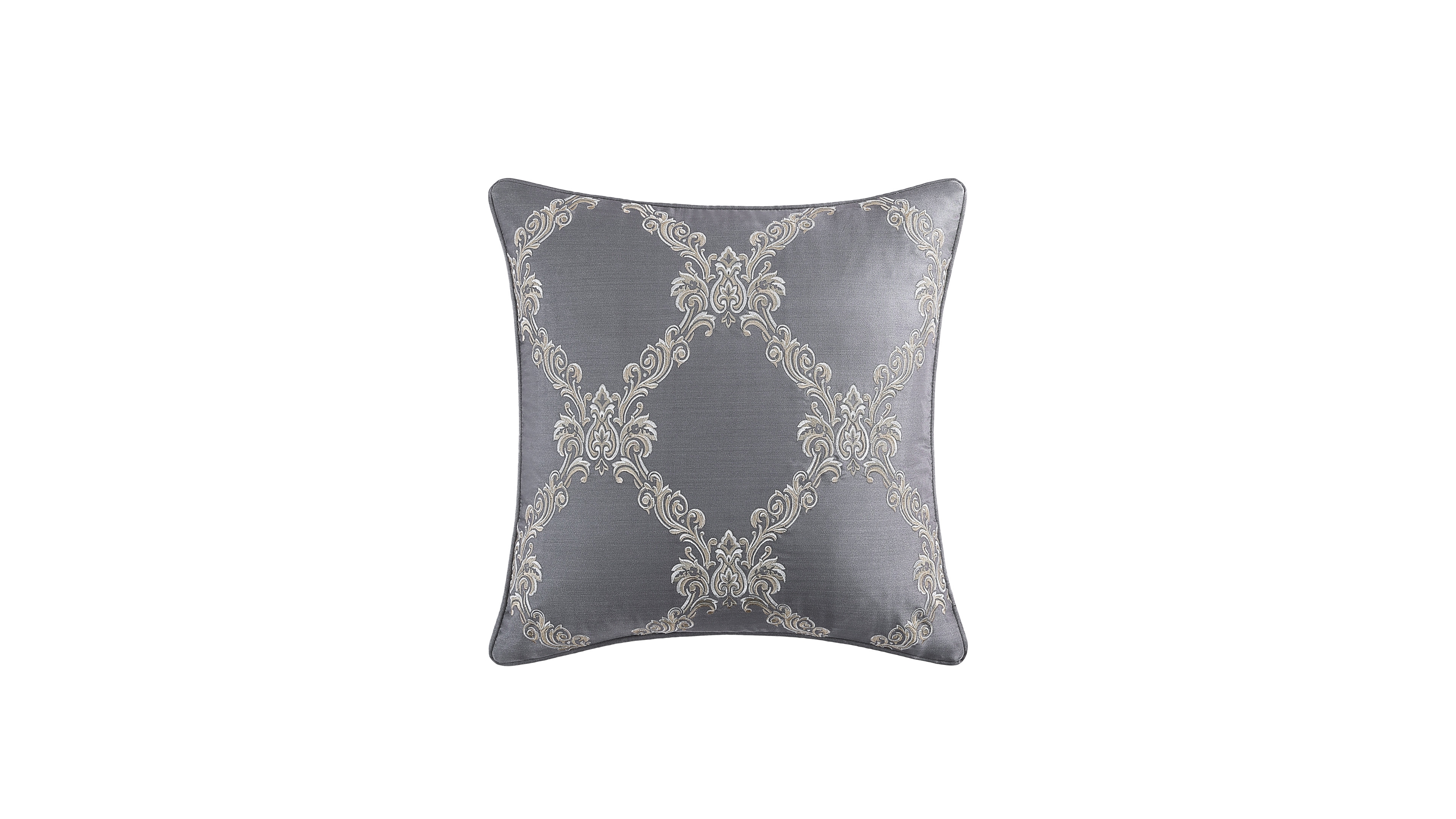 J Queen New York Krista Embroidered Decorative Pillow, 20" x 20"