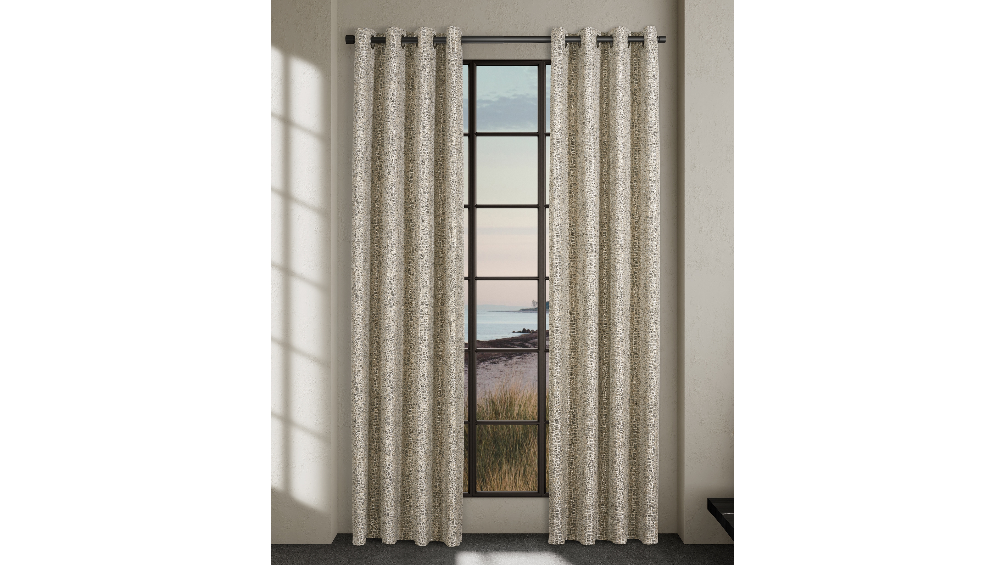 J Queen New York Habitat Grommet Panel Pair, 50" x 84"