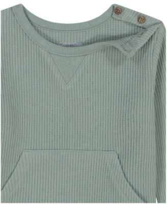 Baby Boys' Waffle Top and Joggers, 2-Piece Set