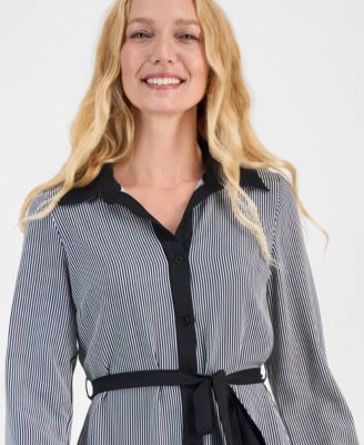 Women's Belted Mini Dress