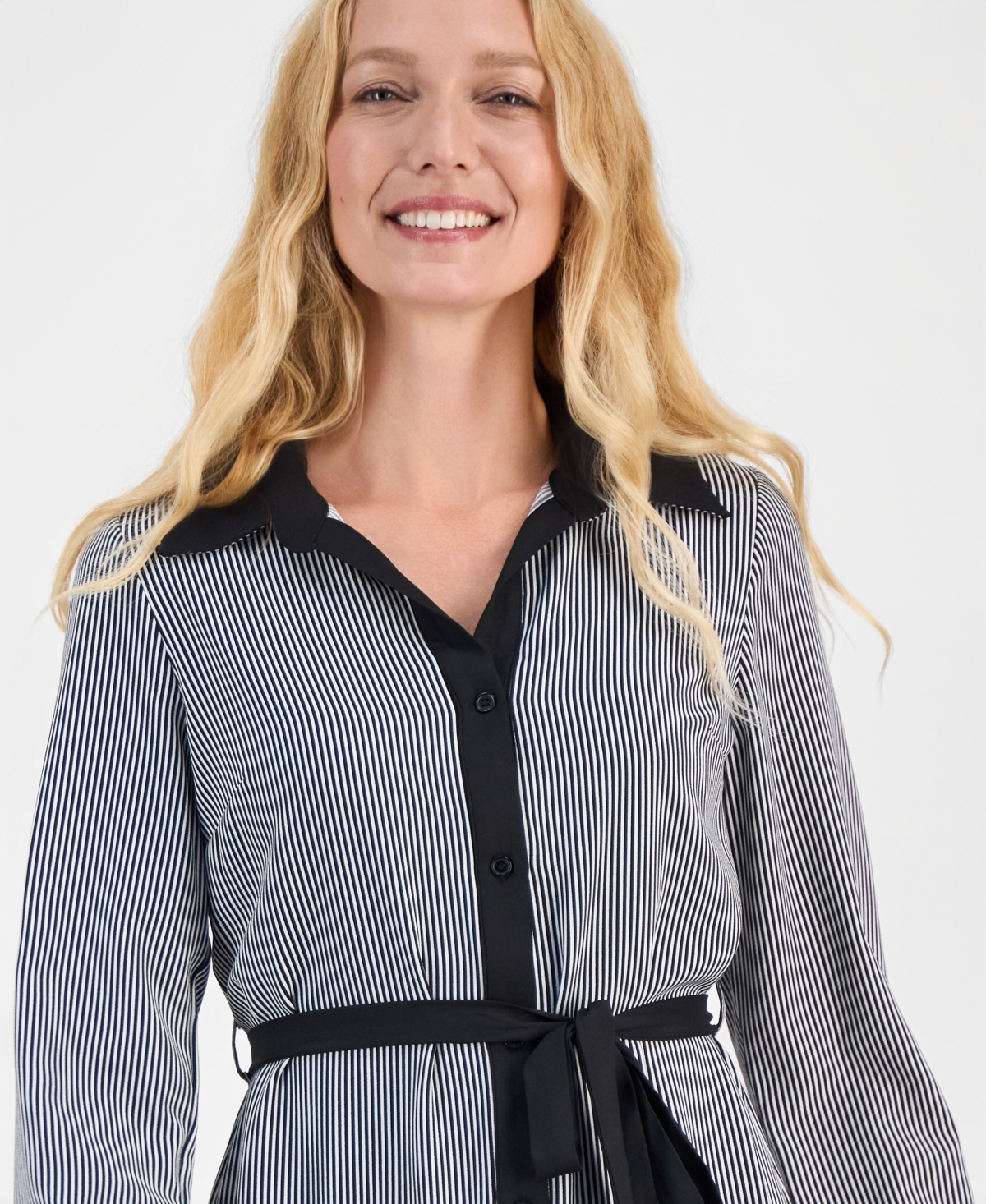 Robbie Bee Women's Belted Mini Dress