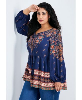 Women's Kiani Boho Print Tunic