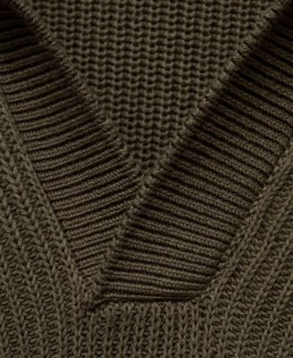 Men's Structured Cotton Polo Sweater