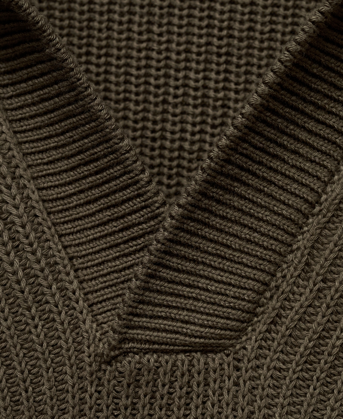 Mango Men's Structured Cotton Polo Sweater