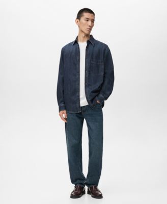 Men's Pocket Denim Overshirt
