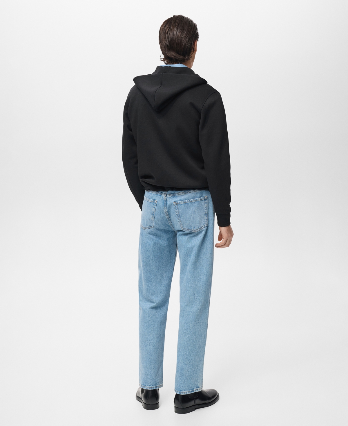 Mango Men's Zip-up Hoodie In Multi