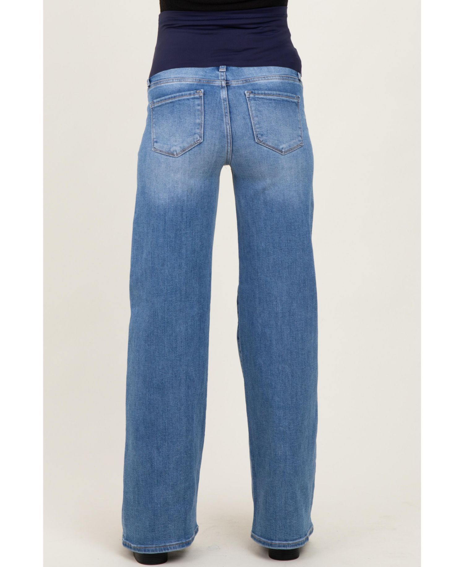 Women's Medium Low Rise Wide Leg Jeans